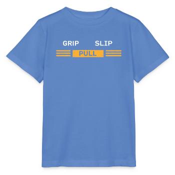 Grip Slip Pullover Klettern & Fitness - Stanley/Stella Kinder T-Shirt MINI CREATOR  - Blau - Vorne - Taisha (125cm)