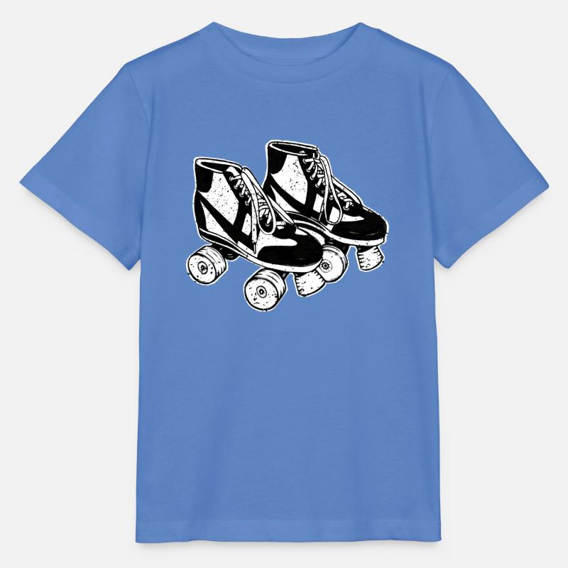 rollerskates - Stanley/Stella MINI CREATOR Kids’ T-Shirt - bright blue