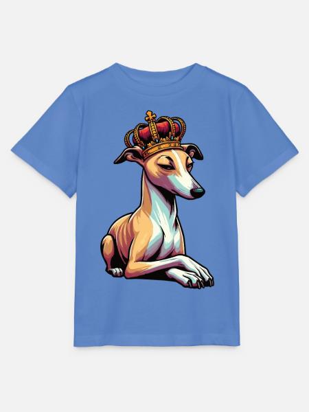 Whippet Windhund Whippets Windhundbesitzer - Stanley/Stella Kinder T-Shirt MINI CREATOR - Blau