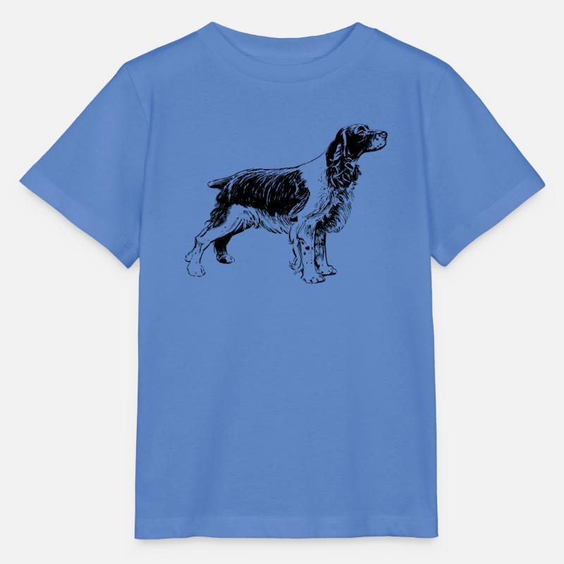 Welsh springer Spaniel - Stanley/Stella Kinder T-Shirt MINI CREATOR  - Blau