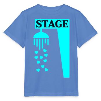 Bühnenduschgesang - Stanley/Stella Kinder T-Shirt MINI CREATOR  - Blau - Vorne - Taisha (125cm)