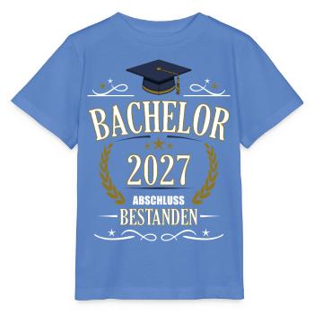 Bachelor 2027 - Stanley/Stella Kinder T-Shirt MINI CREATOR  - Blau - Vorne - Taisha (125cm)