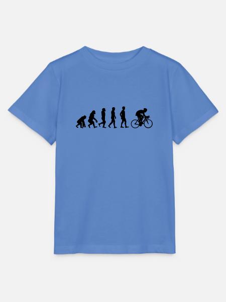 Evolution Fahrrad - Stanley/Stella Kinder T-Shirt MINI CREATOR - Blau
