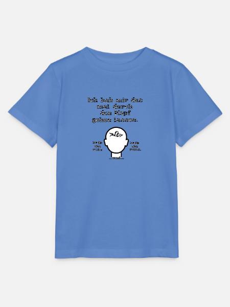 witziges Nicht-Nachdenken-Design / lustige Sprüche - Stanley/Stella Kinder T-Shirt MINI CREATOR  - Blau