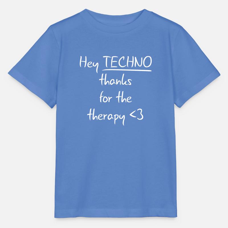 Techno Therapy - Stanley/Stella Kinder T-Shirt MINI CREATOR  - Blau