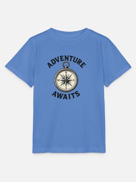 Ein Abenteuer erwartet Sie. - Stanley/Stella Kinder T-Shirt MINI CREATOR  - Blau