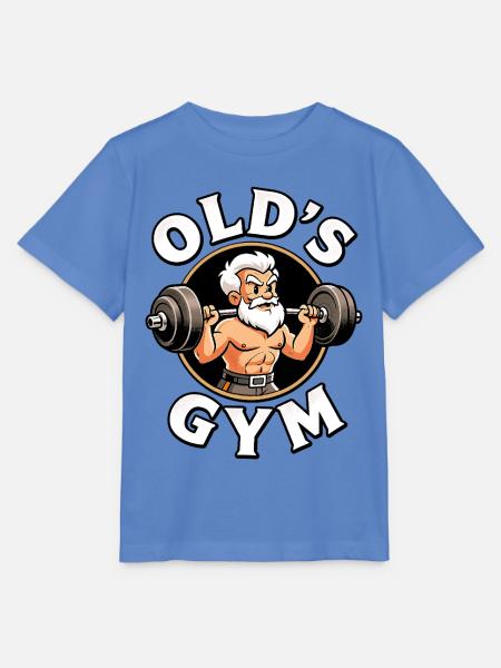 Old's Gym 2 - Stanley/Stella Kinder T-Shirt MINI CREATOR - Blau