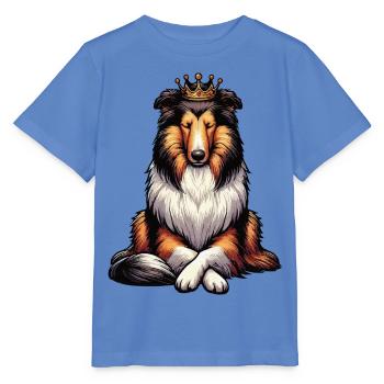 Propriétaire de Collie Collie Amant de Collie Collie Propriétaire - T-shirt bio MINI CREATOR Stanley/Stella Enfant - bleu - Devant - Taisha (125cm)