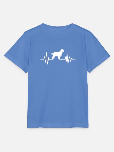 English Springer Spaniel - Stanley/Stella Kinder T-Shirt MINI CREATOR - Blau