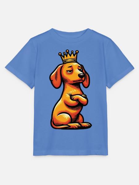 Dackel Dackelbesitzer Dackelhalter Dackelliebhaber - Stanley/Stella Kinder T-Shirt MINI CREATOR - Blau