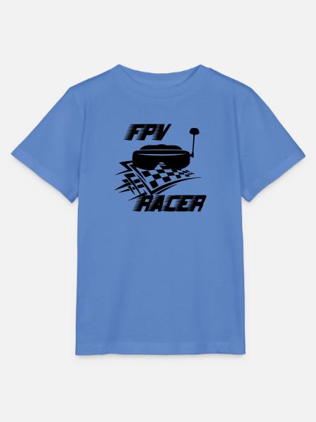 FPV Racer - Stanley/Stella Kinder T-Shirt MINI CREATOR  - Blau
