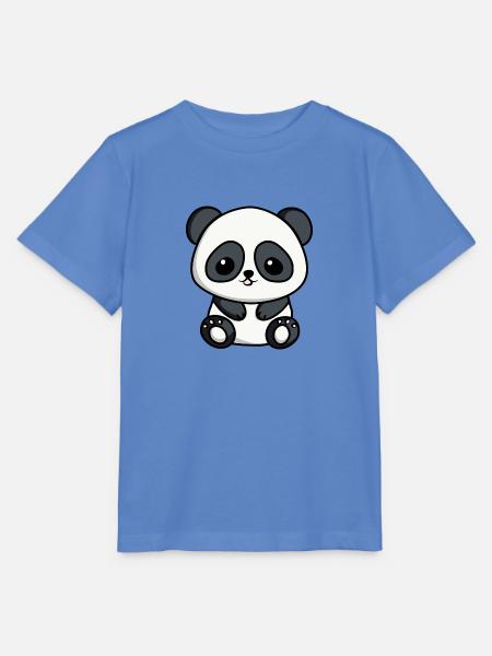 Süßer Chibi-Panda | Niedliches Panda-Design - Stanley/Stella Kinder T-Shirt MINI CREATOR  - Blau