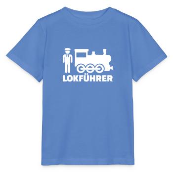 Lokführer - Stanley/Stella Kinder T-Shirt MINI CREATOR  - Blau - Vorne - Taisha (125cm)