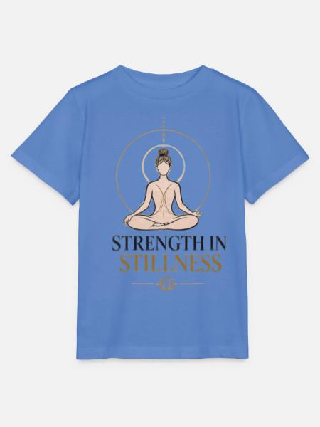 Kraft in der Stille - Stanley/Stella Kinder T-Shirt MINI CREATOR - Blau