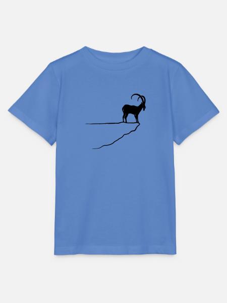 steinbock berge alpen allgäu bayern tirol alpstyle - Stanley/Stella Kinder T-Shirt MINI CREATOR  - Blau