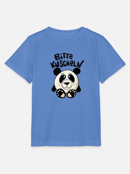 Panda Kuscheln - Stanley/Stella Kinder T-Shirt MINI CREATOR - Blau