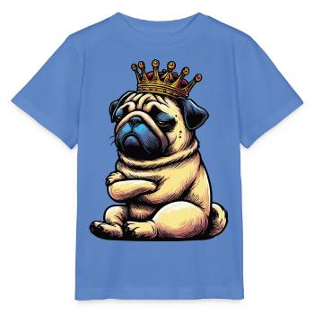 Carlin Carlin Propriétaire de carlin Amoureux du carlin Porte-carlin - T-shirt bio MINI CREATOR Stanley/Stella Enfant - bleu - Devant - Taisha (125cm)