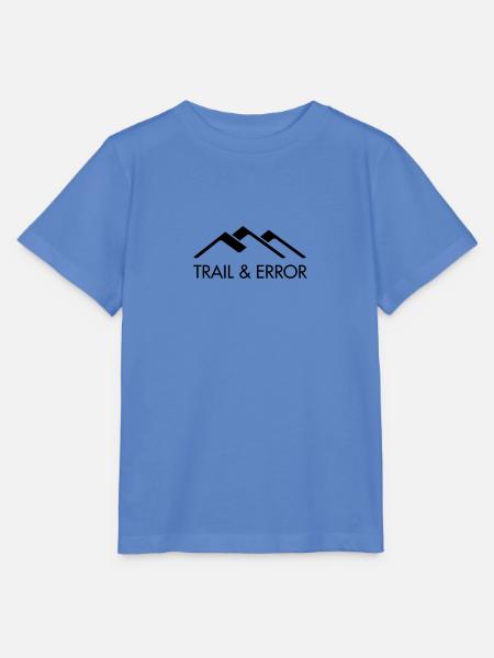 TRAIL & ERROR Logo Schwarz - Stanley/Stella Kinder T-Shirt MINI CREATOR - Blau