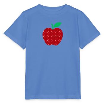 Apfel gepunktet - Stanley/Stella Kinder T-Shirt MINI CREATOR  - Blau - Vorne - Taisha (125cm)