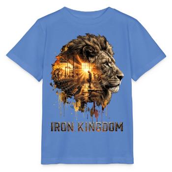 Iron Kingdom Lion Fitness - Stanley/Stella Kinder T-Shirt MINI CREATOR  - Blau - Vorne - Taisha (125cm)