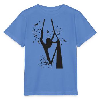 Tissu vertical acrobaties aériennes soie aérienne - T-shirt bio MINI CREATOR Stanley/Stella Enfant - bleu - Devant - Taisha (125cm)