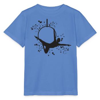 Anneau aérien Aerialist Anneau d’air Lyra - T-shirt bio MINI CREATOR Stanley/Stella Enfant - bleu - Devant - Taisha (125cm)