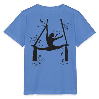 Tissu vertical acrobaties aériennes soie aérienne - T-shirt bio MINI CREATOR Stanley/Stella Enfant - bleu - Devant - Taisha (125cm)