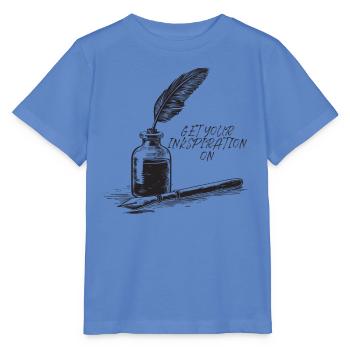 Poésie Slam Encre Slam-poésie - T-shirt bio MINI CREATOR Stanley/Stella Enfant - bleu - Devant - Taisha (125cm)