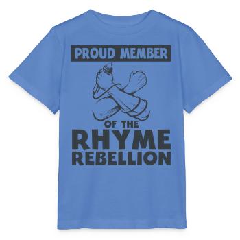 Poetry Slam Rhyme Rebellion Slam Poetry - Stanley/Stella MINI CREATOR Kids’ T-Shirt - bright blue - Front - Taisha (125cm)