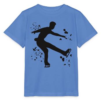 Figure Skating Skating Figure Skating - Stanley/Stella MINI CREATOR Kids’ T-Shirt - bright blue - Front - Taisha (125cm)