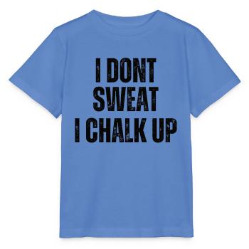Je ne transpire pas, je craie un rocher - T-shirt bio MINI CREATOR Stanley/Stella Enfant - bleu - Devant - Taisha (125cm)