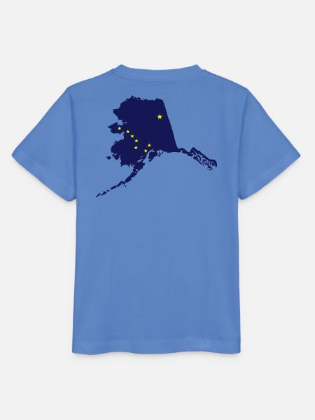 state of alaska - Stanley/Stella Kinder T-Shirt MINI CREATOR - Blau
