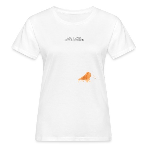 Ketchupvlek - Vrouwen Bio-T-shirt