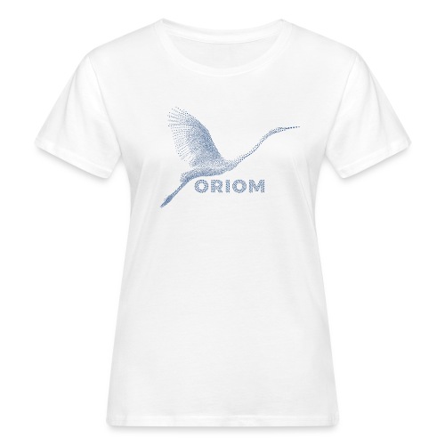 ORIOM - Kranich - blau - Frauen Bio-T-Shirt