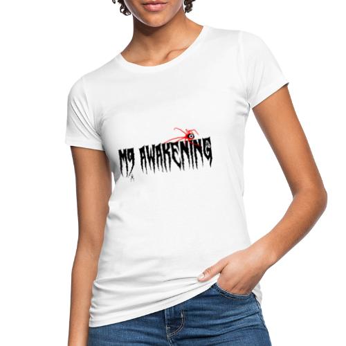 M9 AWAKENING Logo Print Black - Women's Organic T-Shirt