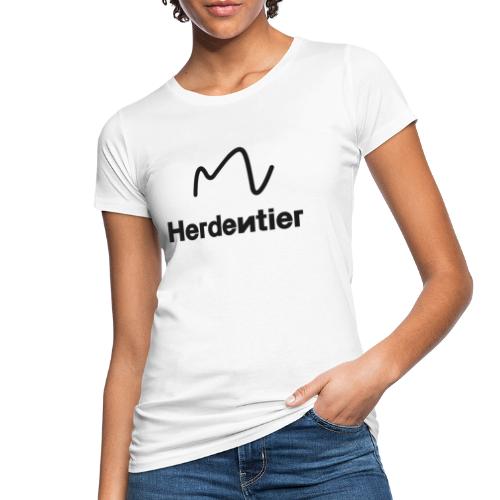 Herdentier Logo Brand - Frauen Bio-T-Shirt