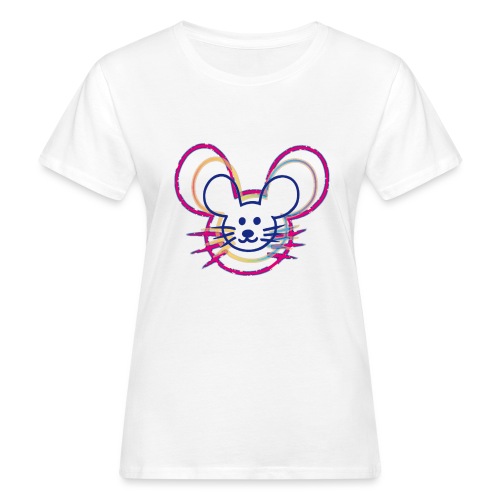 kleines Mausgesicht/Mäuse - Frauen Bio-T-Shirt