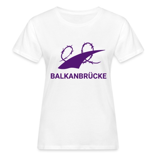 Balkanbrücke Logo - Frauen Bio-T-Shirt