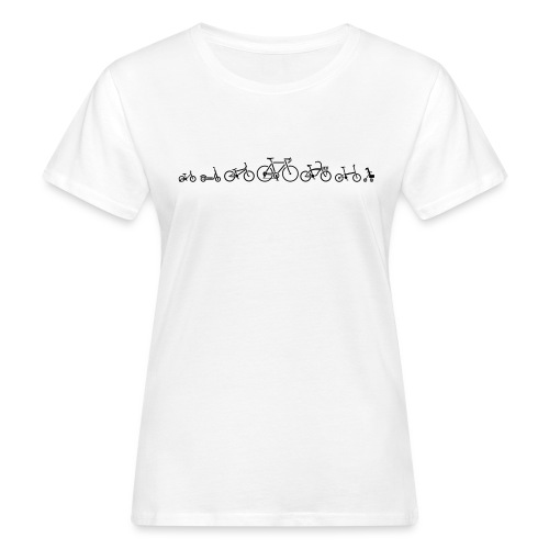 ution évolution de vélo vélo vêtements de vélo - T-shirt bio Femme