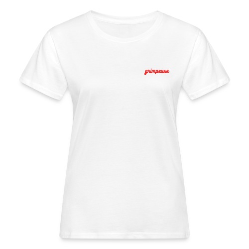 Red grimpeur simple collection - T-shirt bio Femme