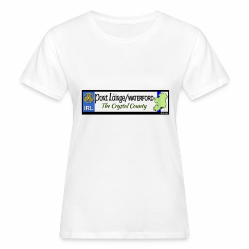 WATERFORD, IRELAND: licence plate tag style decal - Women's Organic T-Shirt