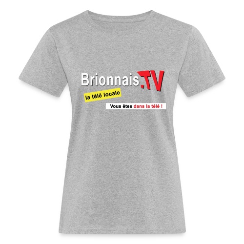 BTV logo shirt dos - T-shirt bio Femme