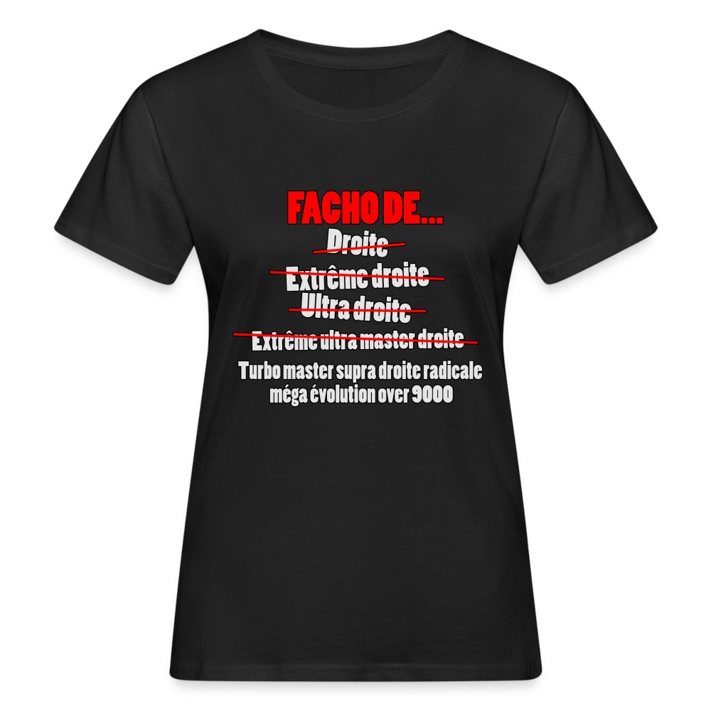 Facho de - T-shirt bio Femme noir
