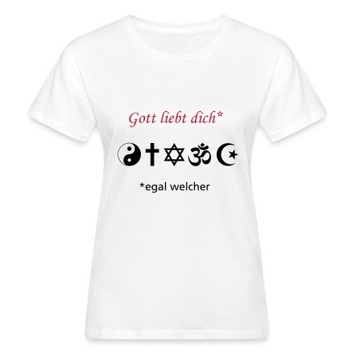 Gottliebtdich_v2 - Frauen Bio-T-Shirt