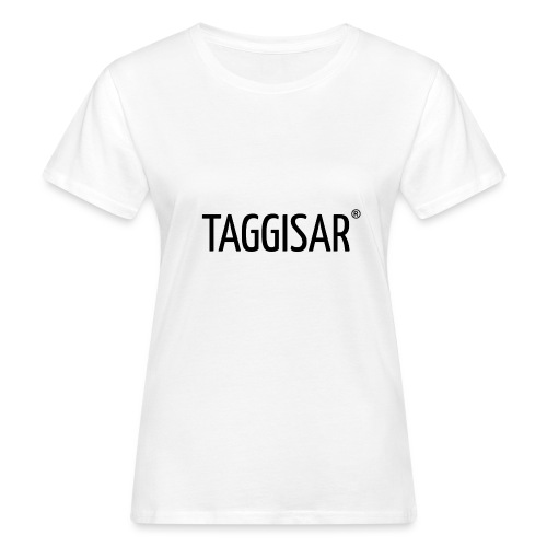 Taggisar Logo Black - Ekologisk T-shirt dam