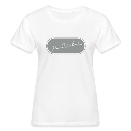 Bach Signatur Ellipse - Frauen Bio-T-Shirt