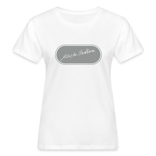 Beethoven Signatur Ellipse - Frauen Bio-T-Shirt