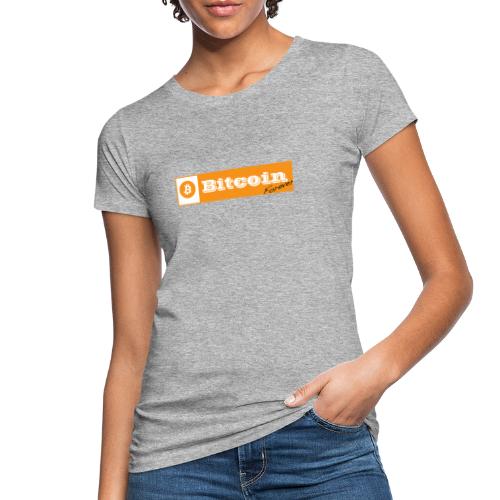 Bitcoin blanc - T-shirt bio Femme