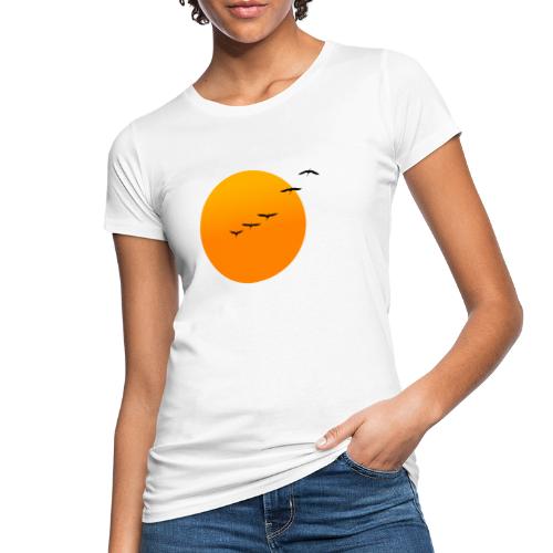 soleil oiseaux - T-shirt bio Femme