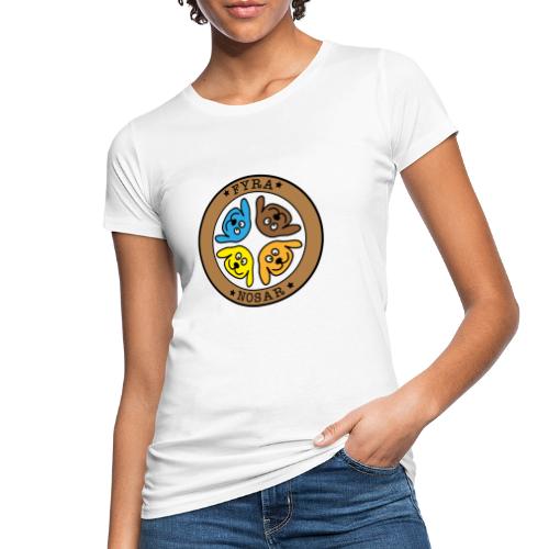 4 nosar - Ekologisk T-shirt dam